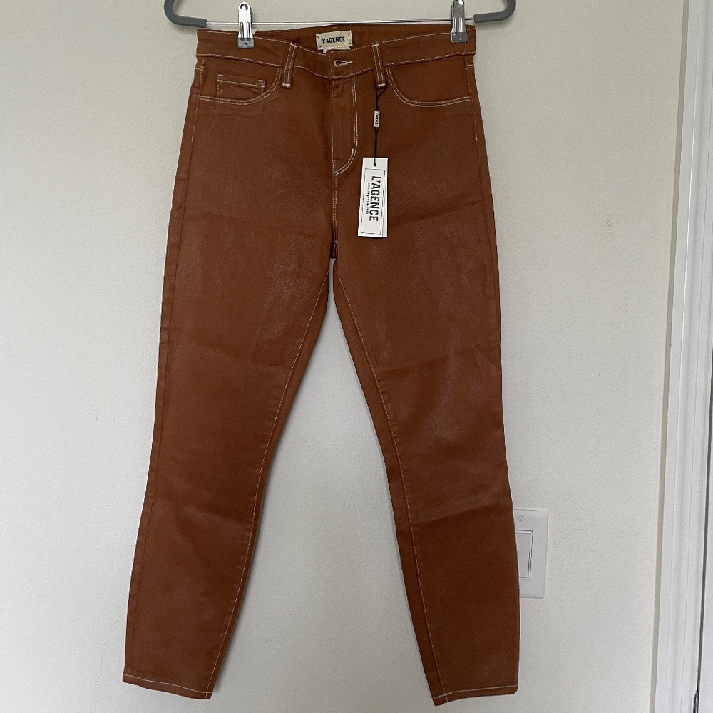L'AGENCE caramel pant